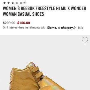 Reebok wonder women